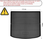 Edge Cargo Liners - All-Weather Tech Rear Trunk Tray Cargo Mats Protector Compatible with 2015-2023 2024 2025 Ford Edge with 5 Seats,Not for Titanium Model,3D Waterproof Durable Odorless Accessories