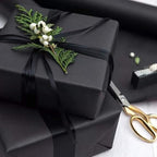 RUSPEPA Black Kraft Paper Roll - 36 inches x 100 feet - Recyclable Paper Perfect for Wrapping, Craft, Packing, Floor Covering, Dunnage, Parcel, Table Runner