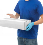 Hoikwo 12x4x3 Shipping Boxes Set of 25, White Corrugated Cardboard Box for Small Business for Packaging Mailing