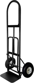 Olympia Tools 800 Lb Sack Hand Truck with Folding Nose, D Handle and 10" Pneumatic Wheels for Home and Office Use