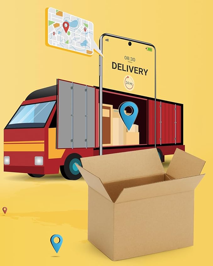 40-Pack-Small-Shipping-Boxes-6x4x4, Corrugated-Cardboard-Boxes-for-Packaging-Small-Business, Brown-Boxes-Mailers