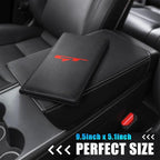 Luxury Leather Car Registration & Insurance Cards Holder for Kia K3 Forte Cerato 2021-2024 GT Cars, Black