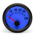 2" 52mm Oil Pressure Gauge 0-100 PSI Digital Blue LED Press Meter with Sensor for Cars