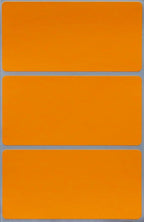 Royal Green Rectangular Stickers Color-Coding Labels for Organizing, Moving, and Storage Boxes 4" x 2" Stickers to Write On Name Tags, 45-Pack (Neon Orange)