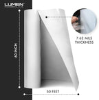 Lumen Standard PPF Film for Car - 60" x 50' Durable TPU, Self-Healing, UV Resistant, Clear Paint Protection Film for Cars, Universal Fit, Cost-Effective Solution