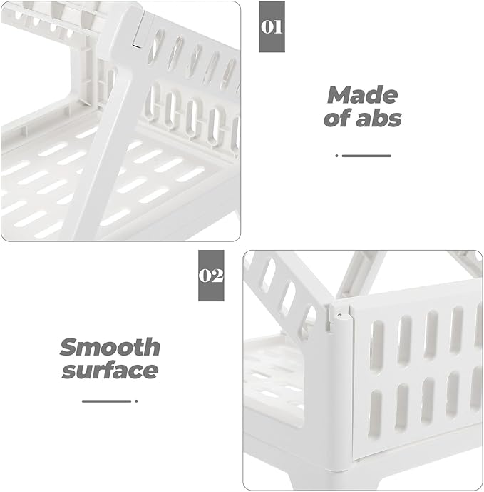 Plastic Shipping Label Rack Holder for Compatible with Thermal Barcode Printer Desktop Convenient Easy Assembly Shipping Label Stand for Office and Business Use