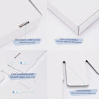 12x9x3 inches Small White Mailers Boxes Recyclable Corrugated Gift Box for Packaging Shipping Set of 10
