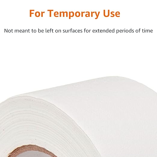 Amazon Basics No Residue, Non-Reflective Gaffers Tape - 2 inch x 90 feet, White