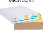 Staples Colored Reinforced Tab Fastener Folders Letter Size Yellow 50/Box