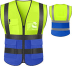 Personalized High Reflective Safety Vest Custom Hi Vis Safety Vest Men Women Construction Workwear Security Vest