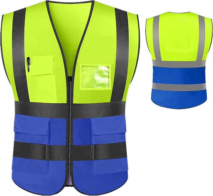 Personalized High Reflective Safety Vest Custom Hi Vis Safety Vest Men Women Construction Workwear Security Vest