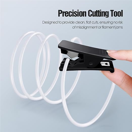 HANGLIFE PTFE Tube 2.5mm ID × 4mm OD | 16.4ft with Tubing Cutter | Compatible with Bambu Lab A1 Mini/A1/P1P/P1S/X1C/AMS/P1/X1 Series & Creality K1/K1 Max/Ender 3 V3 3D Printers - 1.75mm Filament