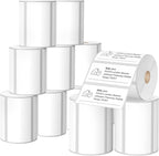 12 Rolls 4" X 2" Barcode Labels, 750/Roll - Direct Thermal Labels Compatible with Zebra & Rollo Printers, BIAlabel