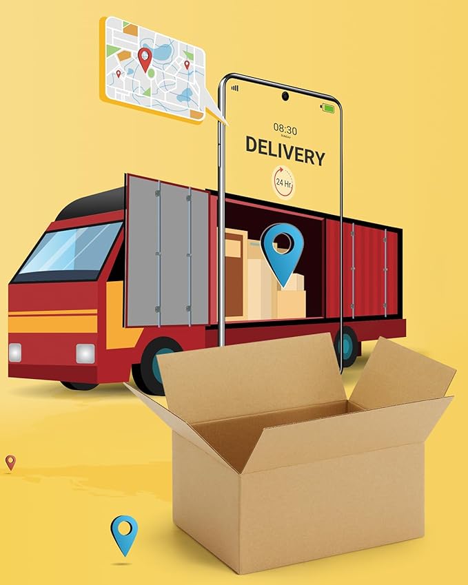 40-Pack-Small-Shipping-Boxes-8x6x4, Corrugated-Cardboard-Boxes-for-Packaging-Small-Business, Brown-Boxes-Mailers