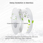 Double Sided Tape Heavy Duty, 16.4FT Nano Tape Extra Large Clear Mounting Tape, Removable Traceless Two Sided Adhesive Tape, Strong Grip Picture Hanging Strips Adhesive Poster Carpet Tape