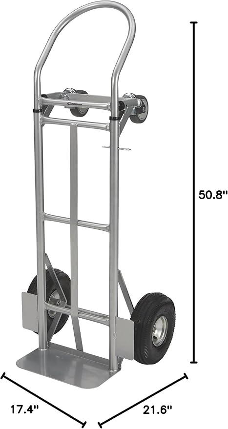 Strongway Hand Truck/Platform Truck - 600-Lb./800-Lb. Capacity