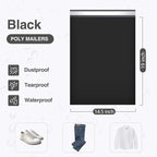 UCGOU Poly Mailers 14.5x19 Inch Black 200 Pack Large Shipping Bags #7 Strong Thick Mailing Envelopes Self Sealing Adhesive Waterproof and Tear Proof Boutique Packaging Postal for Clothing