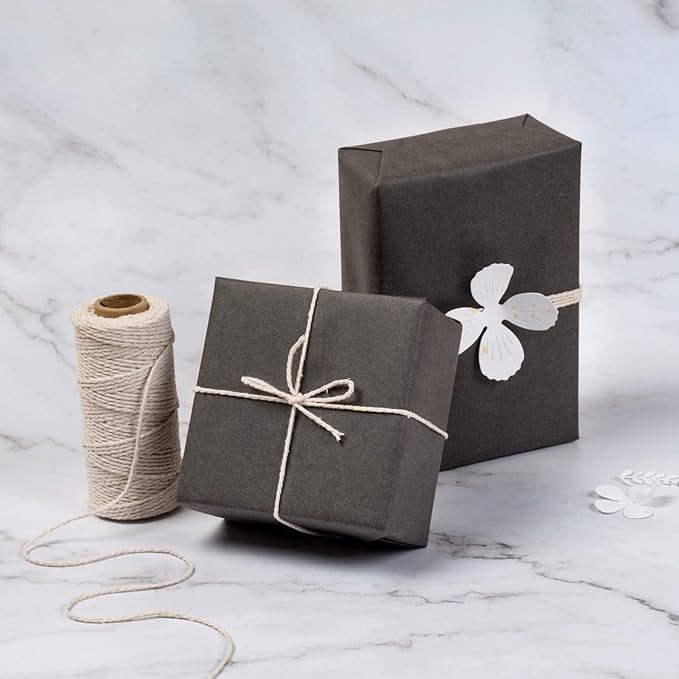 RUSPEPA Dark Gray Kraft Paper Roll - 12 inches x 100 feet - Natural Recyclable Paper Perfect for Crafts, Art, Small Wrapping, Packing, Postal, Shipping, Dunnage & Parcel
