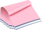 UCGOU Poly Mailers 19x24 Inch Light Pink 100 Pack Extra Large Shipping Bags Strong Thick Mailing Envelopes Self Seal Adhesive Waterproof and Tear Proof Boutique Postal for Clothing Quilt and More