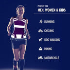 Mesh Reflective Vest with Inside Pocket - High Visibility Reflective Running Safety Vest Straps for Men Women & Kids
