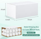 Eupako 9x6x4-Small-Shipping-Boxes-30-Pack-White-Corrugated-Box-Mailers, Cardboard Boxes for Packaging Small Business, Mailing