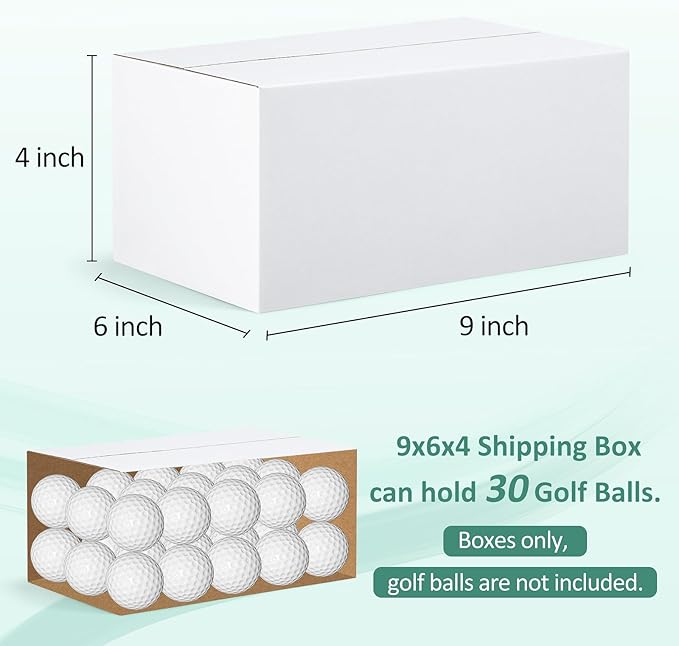 Eupako 9x6x4-Small-Shipping-Boxes-30-Pack-White-Corrugated-Box-Mailers, Cardboard Boxes for Packaging Small Business, Mailing
