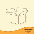 The Boxery 18 x 14 x 10 Inches Heavy Duty Grade ECT44, Brown/Kraft Corrugated Cardboard Shipping Boxes 25-Pack |Mailing, Packing, Moving & Storage for Business/Home-Recyclable - Made in the USA