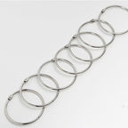 30Pcs Metal Binding Binder Rings Heavy Duty Document Rings for Binders Notebooks Journal School Office Accessories Binder Clips