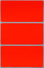 Royal Green Rectangular Stickers Color-Coding Labels for Organizing, Moving, and Storage Boxes 4" x 2" Stickers to Write On Name Tags, 300-Pack (Neon Red)