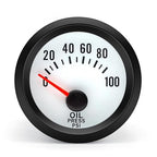 2" 52mm Oil Pressure Gauge 0-100 PSI Digital Blue LED Press Meter with Sensor for Cars