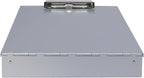 Saunders Metal Clipboard with Storage - Letter Size Heavy Duty Contractor Grade Clipboard - Dual Storage Form Holder with Low Profile Clip Made in USA