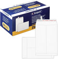250 PCS 6x9 inches Security Catalog Envelopes Printable Self Seal Envelopes, Anti Tear White Kraft Envelopes for Invitation Cards, Pictures, Photos, Documents