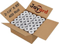 Jayard 2-1/4" X 85' Thermal Paper Rolls For Credit Card - Cash Register Rolls - Premium Register Tape Pos Thermal Printer Paper (400 Rolls)