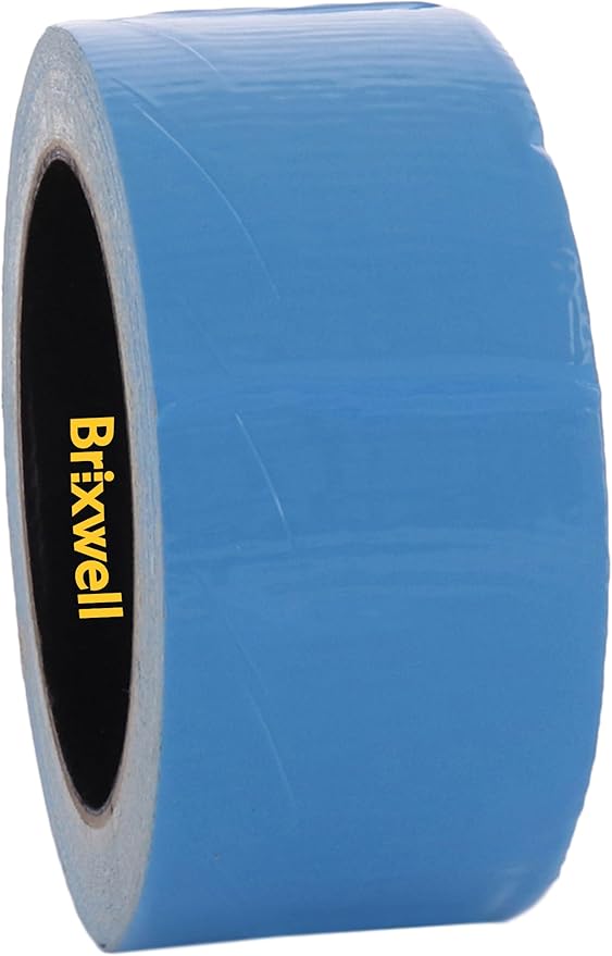 Brixwell 12 Rolls - Blue Double Coated Carpet Tape 2 Inch x 12 Yard Made in The USA