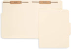 50 Manila Fastener File Folders - 1/3 Cut Reinforced Tab - Durable 2 Prongs Bonded Fastener Designed to Organize Standard Medical Files, Law Client Files, Office Reports - Letter Size, Manila, 50 Pack