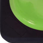 Fluorescent Green PVC Traffic Cones, Heavy Black Base Parking Lot Cone Structurally Stable Weatherproof Road Construction Safety Cones (8, Green, 28" Large)