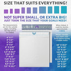 ABC PACK & SUPPLY Poly Bubble Mailers, 12.5 x 18 Inch. Pack of 50 White Padded Envelopes Self Seal. Tear-Proof Gift Bubble Envelopes. Waterproof Packaging for Small Business. Cushioning Book Mailers