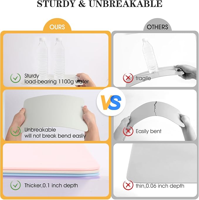 2 PCS Plastic Clipboard with Pen Holder,Standard A4 Letter Size,Nursing Clip Boards 8.5x11 Heavy Duty,Low Profile Clipboards for Women Kids Teacher,School Office Home,Light Gray