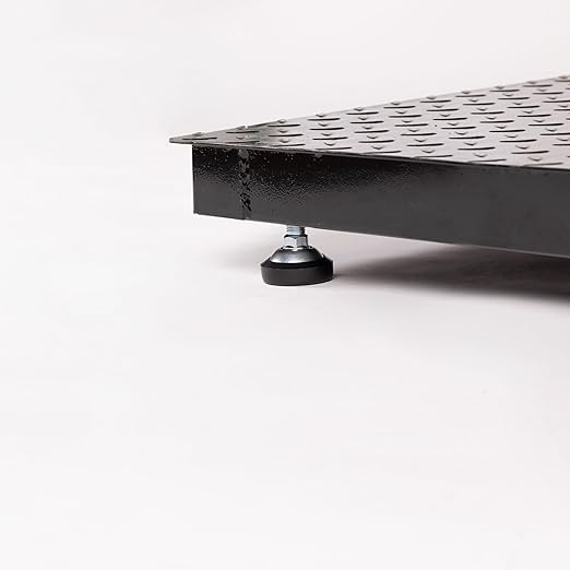 24"x24" Industrial Floor Scale, Heavy-Duty Warehouse Scale with Digital Indicator, Accurate Pallet Scale for Postal Luggage Shipping Mailing Weighing