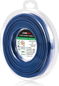 Chanzon 3:1 Ratio 3/8" (9.5mm) Heat Shrink Tubing - Marine Grade Waterproof Adhesive Lined - 8Ft Roll (2.5M Total Length) Blue Polyolefin Sleeving Wrap Shrinking 3 to 1 Ratio 1pcs