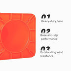 Traffic Safety Cone 28 Inches, with Reflex Collars of Parking Lots, Lane Road Traffic Control Construction Driving Safety Cone 10 Pack