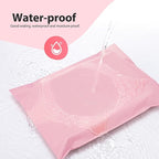 Fuxury Large Poly Mailers 14.5x19'' 100Pc, Waterproof Shipping Bags for Clothing, Strong Adhesive Mailers Poly Bags for Small Business Suppliers, Durable Shipping Envelopes Mailing Bags Light Pink