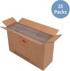 Hoikwo 9x4x4 Shipping Boxes Set of 25, White Corrugated Cardboard Box for Small Business for Packaging Mailing
