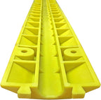 Electriduct Drop Trak Cable & Hose Protector Cord Cover - MINI - Yellow - 3 Pack