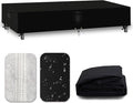 Heavy Duty Patio Furniture Covers Waterproof, 600D Outdoor Furniture Cover Waterproof for Sectional Sofa Couch, Outdoor Dining Table and Chair Set Covers 138''L x 86''W x 28''H, Black