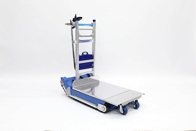 CT420SC Electric Heavy Duty Stair Climbing Hand Truck Dolly, 925 lbs Capacity with Support Wheels and 2 Motors, AutomaticTrack Stair Climbing Dolly for Heavy Duty Material Handling