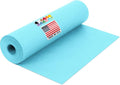USA Made 12" x 1200" Light Blue Paper Roll, 45 lbs Thickness, American Quality Colored Kraft Paper for School, Bulletin Board Arts & Crafts - Non-Toxic, Odorless, Safe