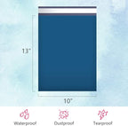 UCGOU Poly Mailers 10x13 Inch Navy Blue 100 Pack Shipping Bags #4 Strong Mailing Envelopes Boutique Packaging Postal Self Seal Adhesive Waterproof and Tear Proof Small Business for Clothes Books