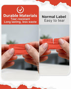 iEager 2x1 Inch Thermal Labels, Red Rectangle Thermal Printer Stickers, Durable Shipping Label Printer Sticker for Barcode, Name, Address, 1000 Labels/Roll