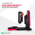Master Tailgaters FLUD 4000 LED Work Flood Light Compatible for Milwaukee 18v Battery